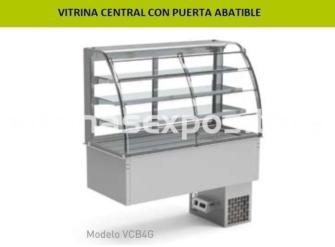 Vitrina buffet central refrigerada con cuba fria ventilada - Imagen 3