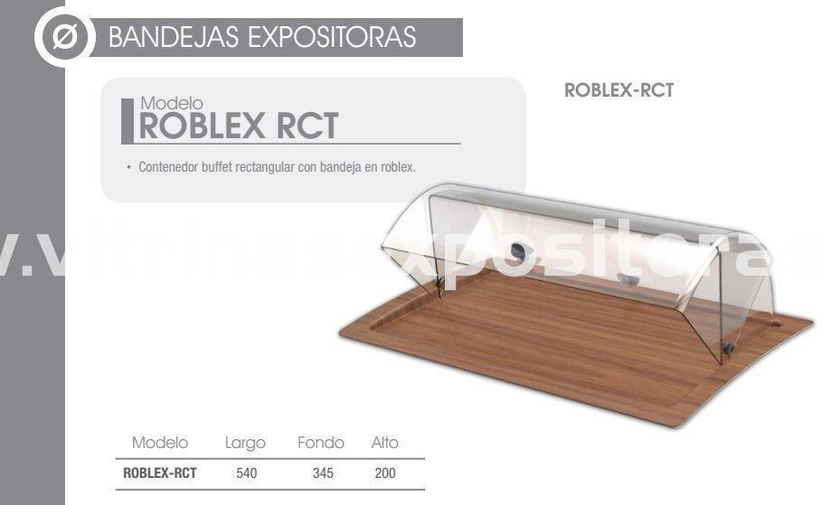 Bandeja expositora buffet roble - Imagen 2