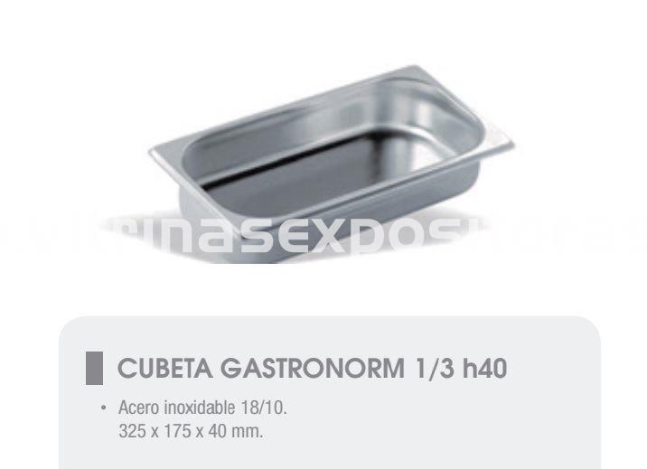 Cubeta Gastronorm 1/3 h40 - Imagen 1