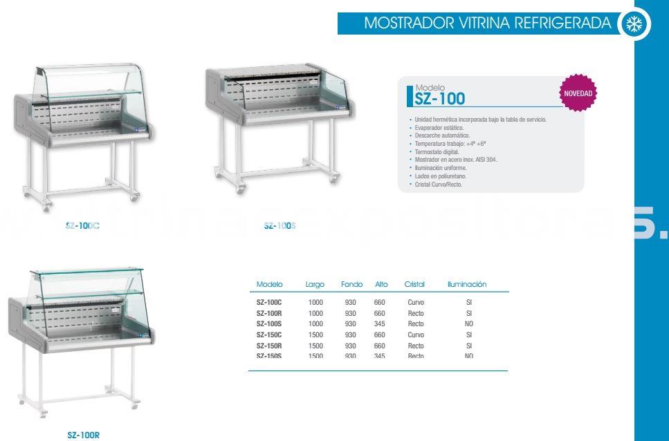 Mostrador vitrina refrigerada SZ-100 - Imagen 1