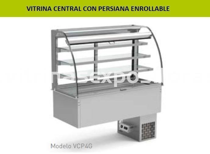 Vitrina buffet central refrigerada con cuba fria ventilada - Imagen 4