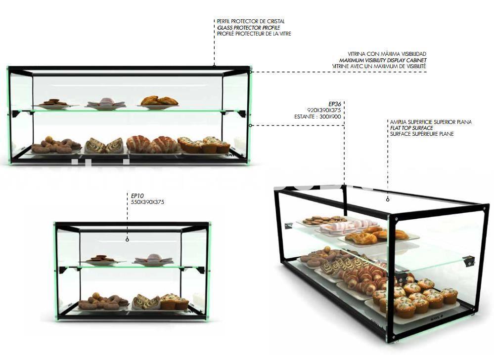 Vitrina exposiotres RECTO NEUTRA - Imagen 2