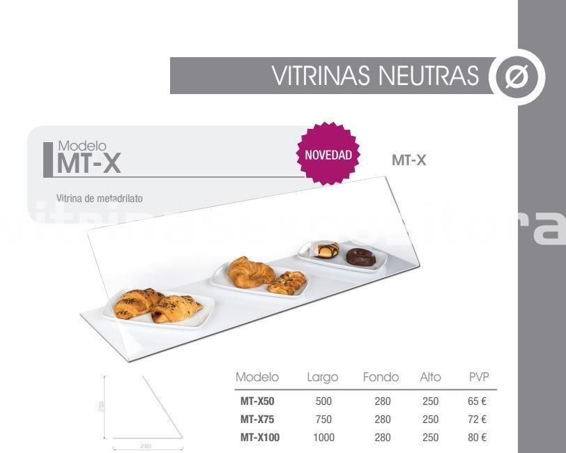 Vitrina expositora neutra MT-X - Imagen 1