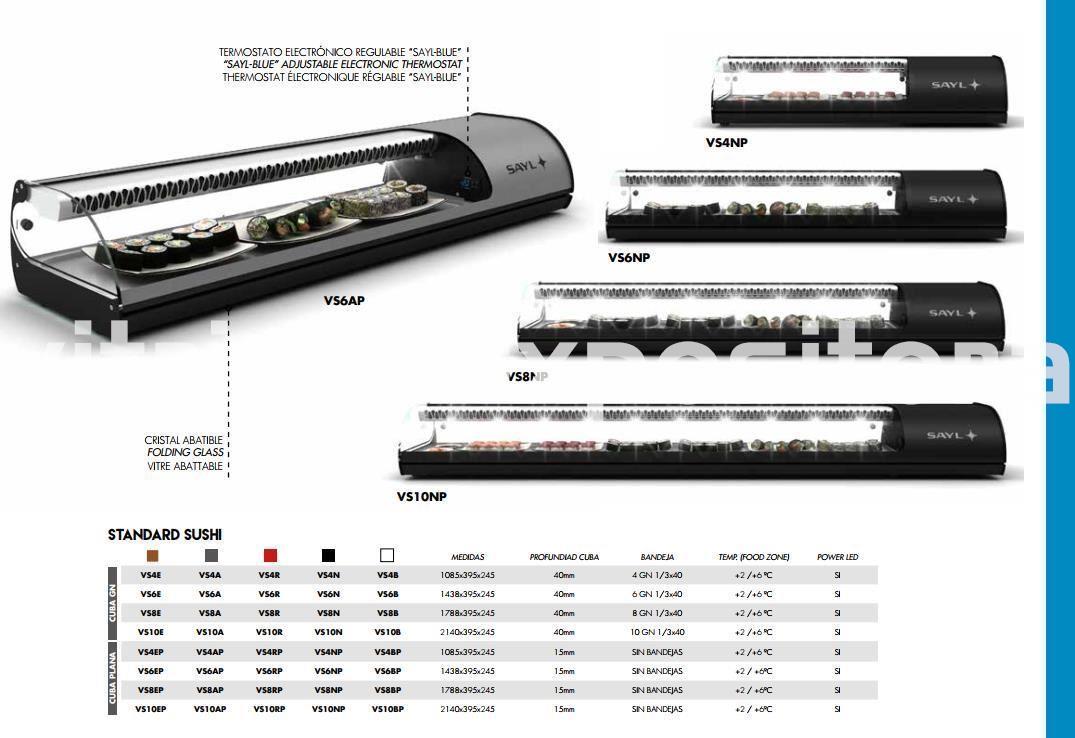 Vitrina expositora SUSHI STANDARD - Imagen 5