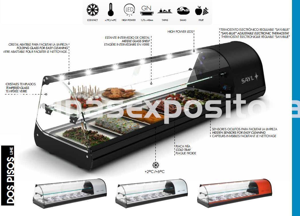 Vitrina frio TAPAS - DOS PISOS - Imagen 7