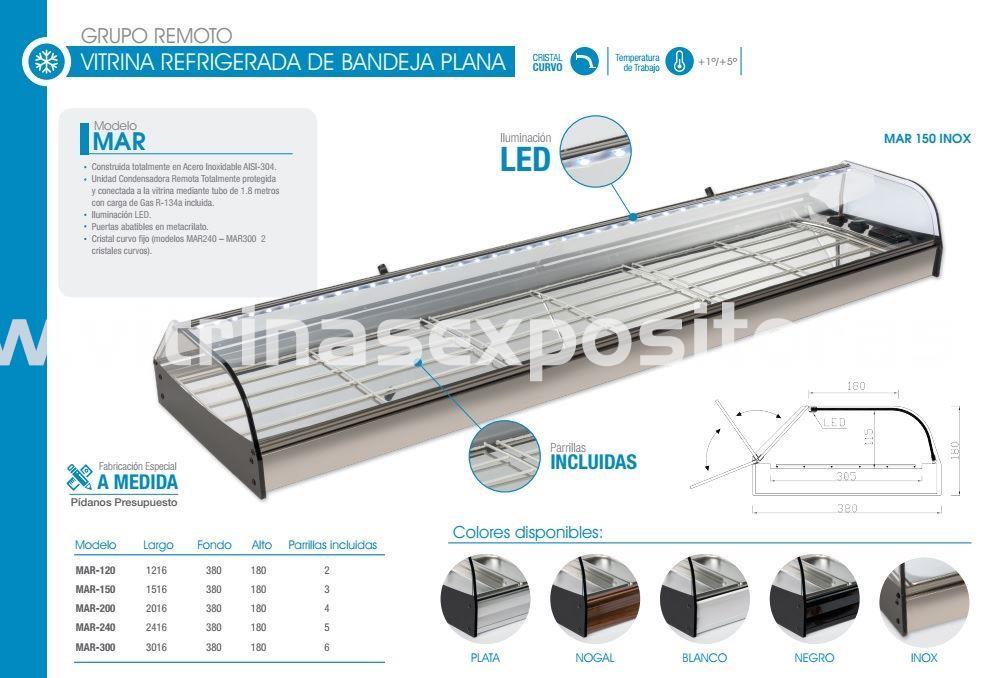 Vitrina refrigerada de bandeja plana - Imagen 2