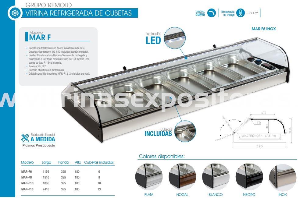 Vitrina refrigerada de cubetas MAR F - Imagen 1