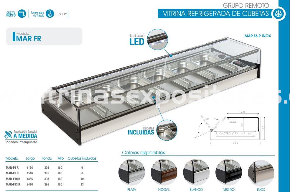 Vitrina refrigerada de cubetas MAR FR - Imagen 1