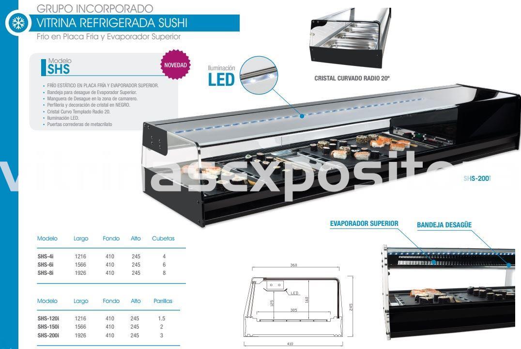 Vitrina Refrigerada SUSHI SHS - Imagen 1