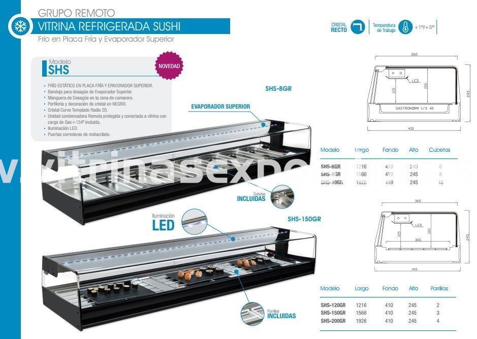 Vitrina refrigerada sushi SHS - Imagen 1