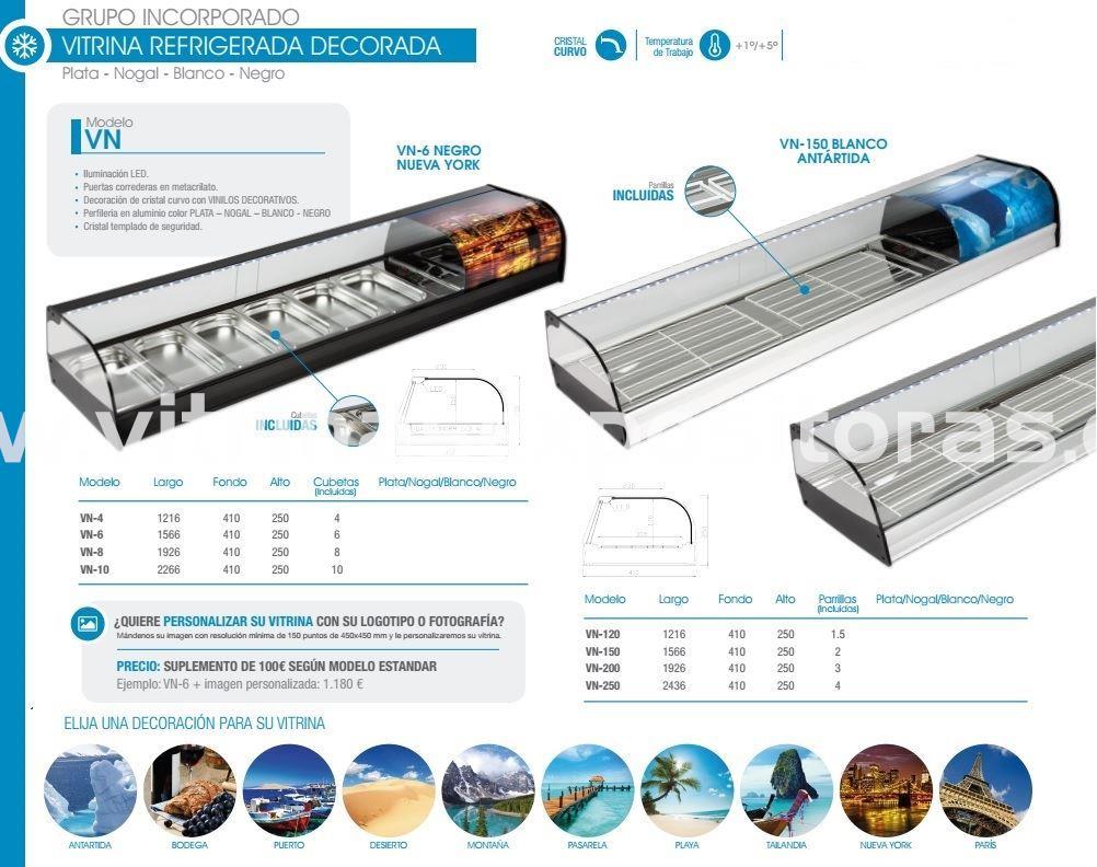 Vitrina refrigerada VN DECORADA - Imagen 1